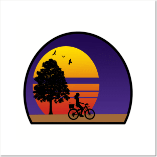 bicycle ride Posters and Art